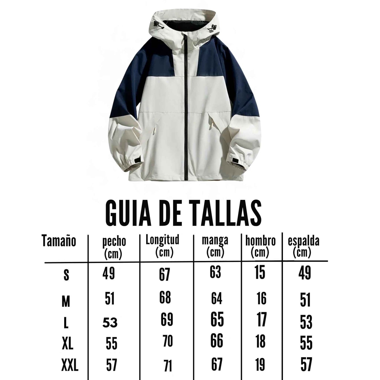 Chaqueta Combinada Para hombre